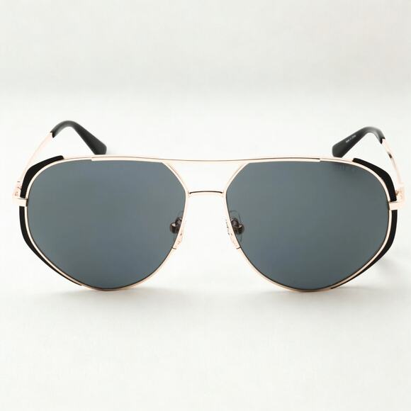 Guess GU00219 02A Women’s Aviator Sunglasses 59mm Matte...